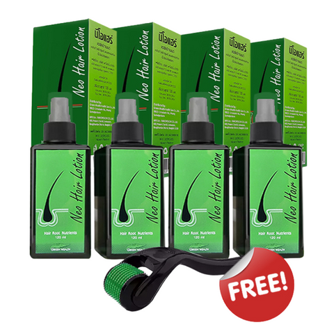 4 Pack with FREE Derma Roller